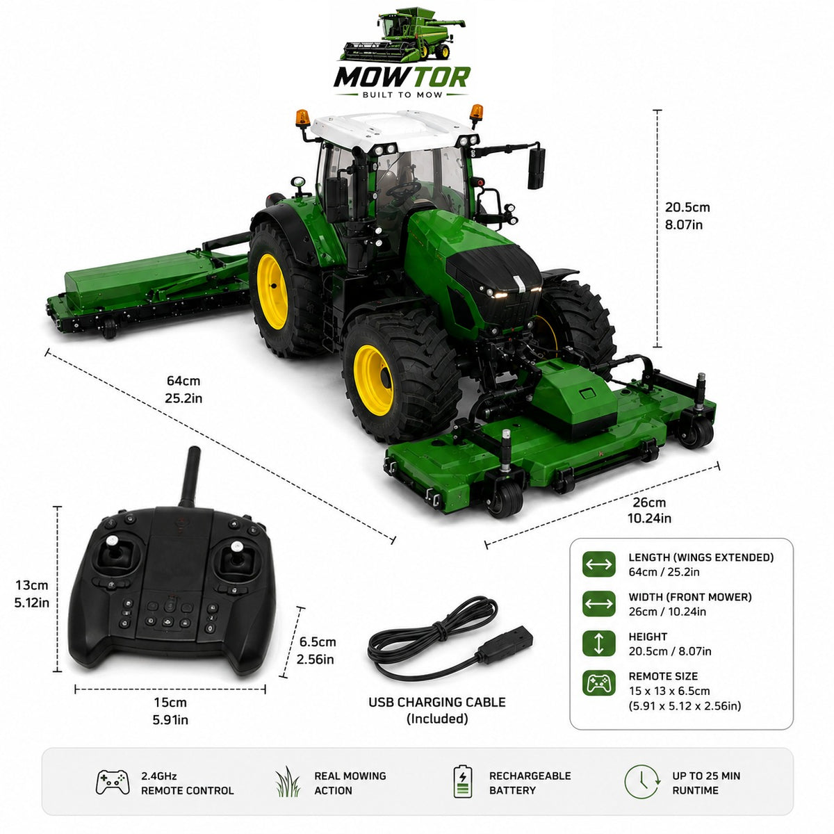 RC lawn mower